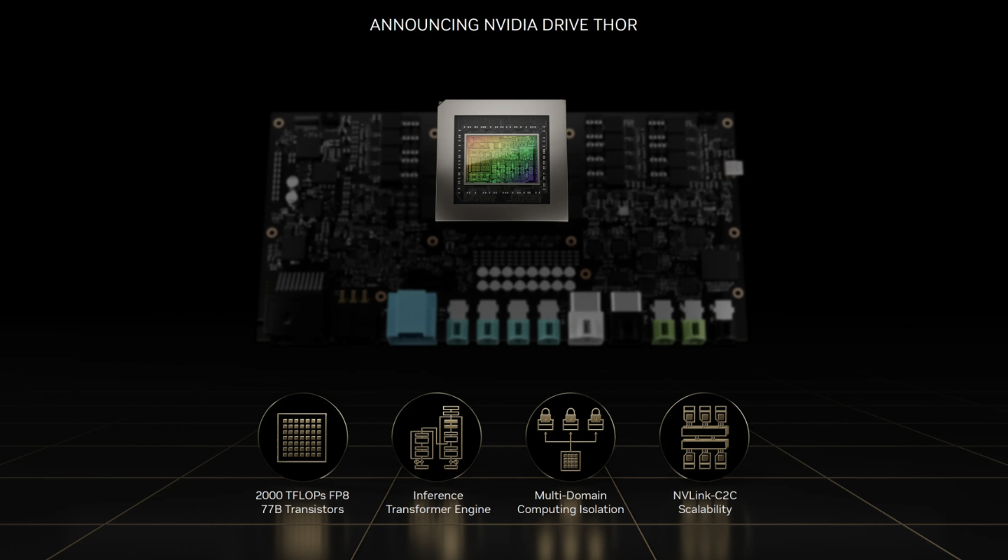 面向 L4 级自动驾驶,英伟达下一代车载自动驾驶域控芯片 NVIDIA Thor 落地&ldquo;合肥工厂&rdquo;